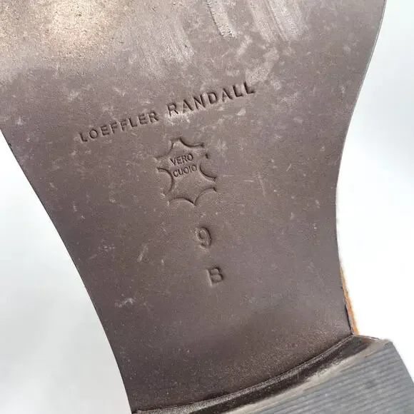 Loeffler Randall Agnes Western Boots Brown Suede Square Toe Block Heel Sz 9 - Picture 8 of 8